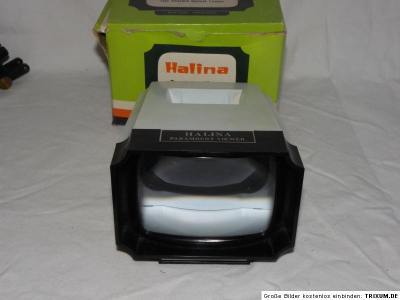 HALINA PARAMOUNT VIEWER No.532 FOR COLOUR SLIDES in OVP