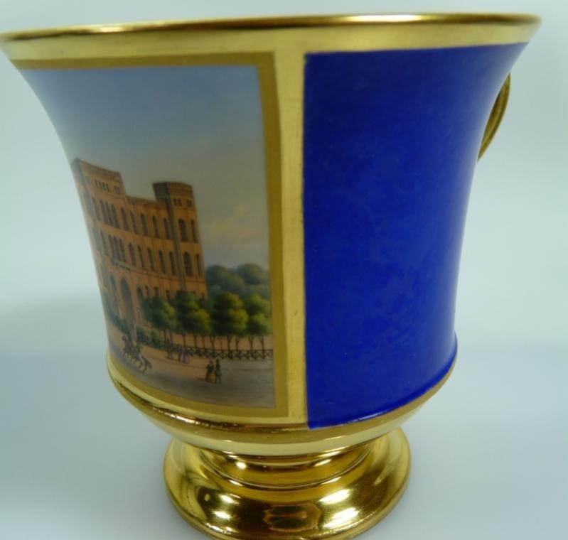 Nymphenburg Tasse UT Wittelbacher Palast 1.Wahl NYM museal