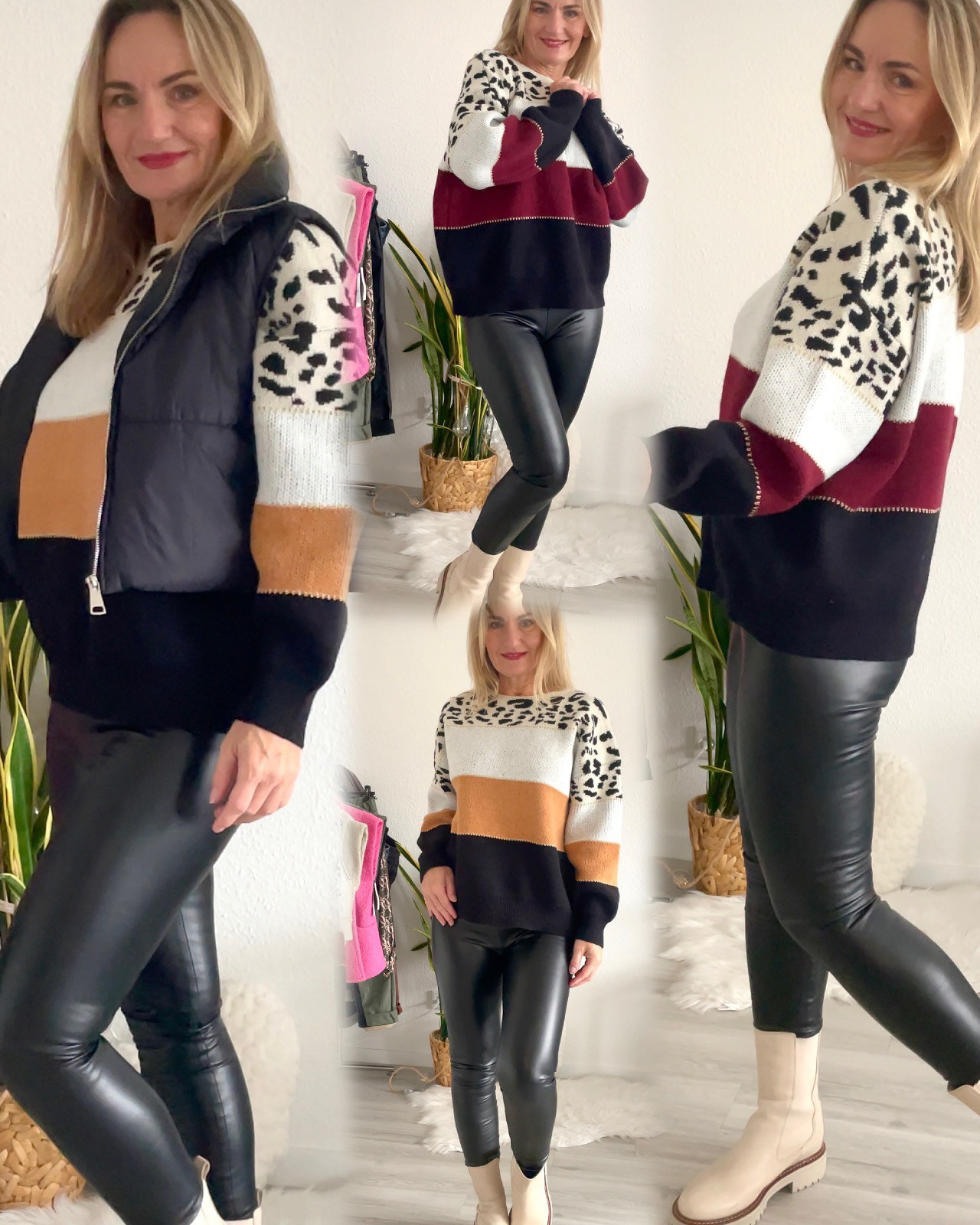 Damen Strick Pullover Damen oversize new collection
