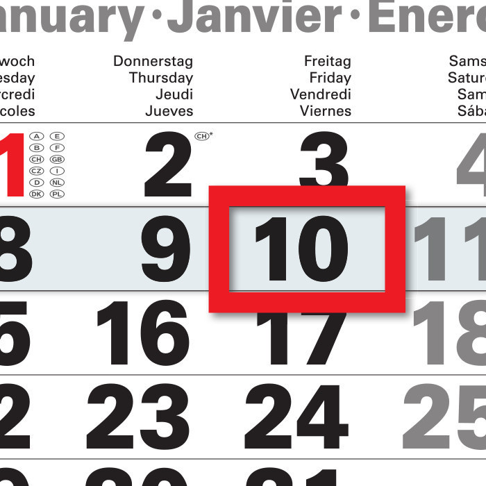 4-Monatskalender 2025 mit Bild Universum