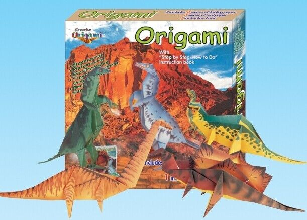 Origami Set Dinosaurier