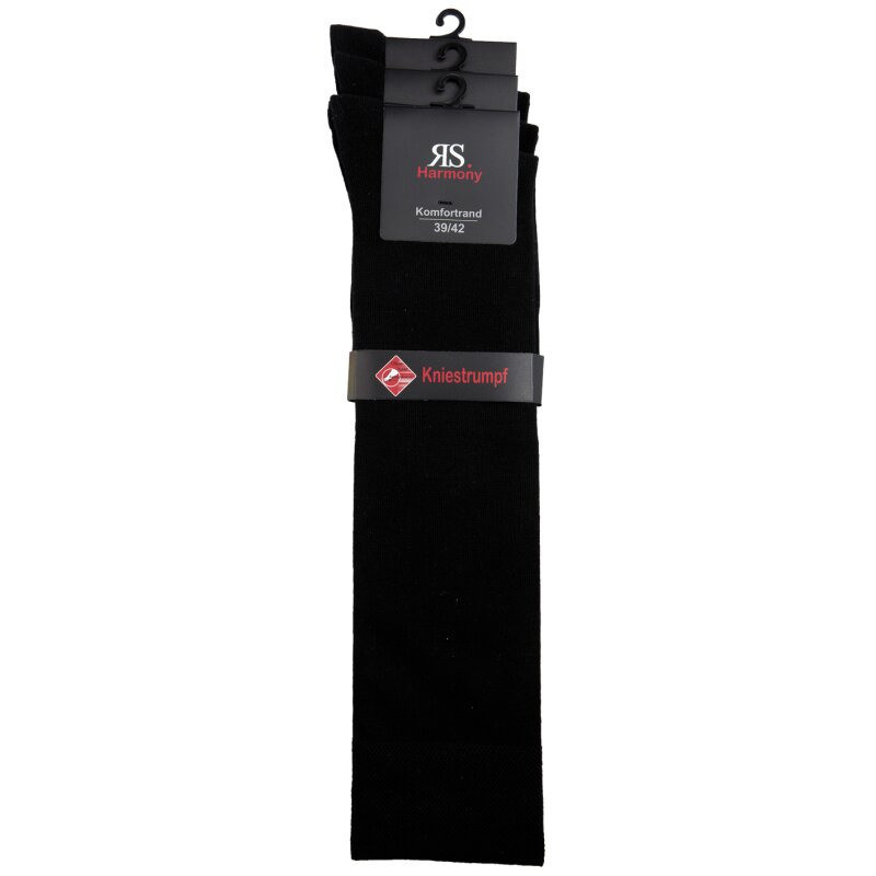 RS Harmony Herren Kniestrümpfe in Schwarz