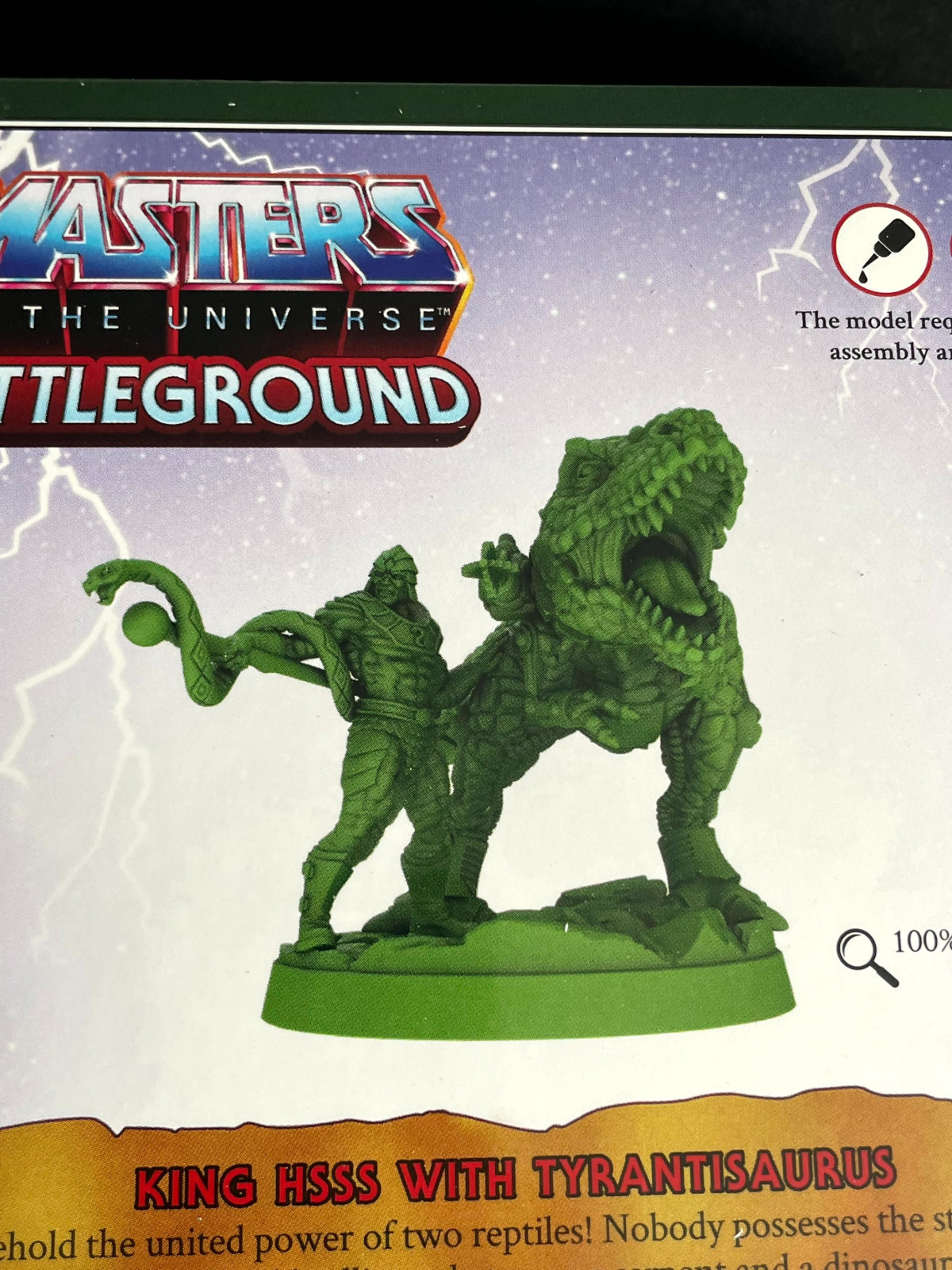 Masters of the Universe Battleground - King Hsss Hiss with