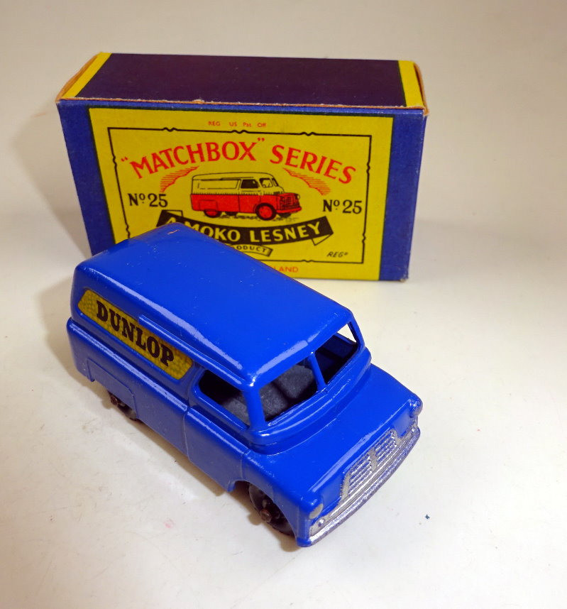 MATCHBOX No.25 BEDfORD DUNLOP VAN | eBay