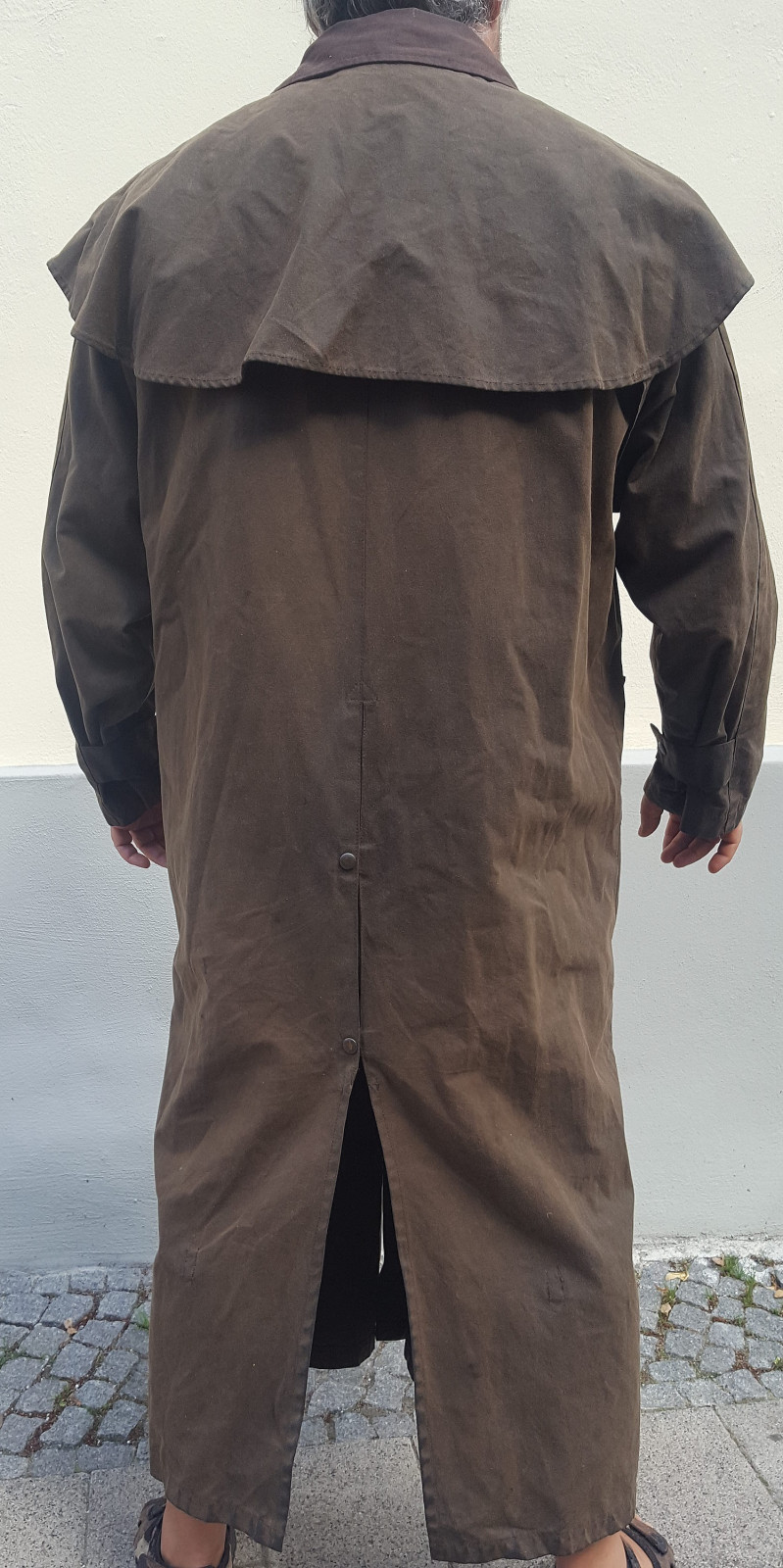 Oilskin Westernjacke 3/4 Länge - Wasserdicht & Atmungsaktiv